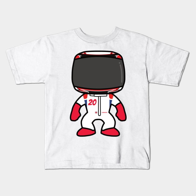 Kevin Magnussen Custom Bobblehead - 2022 Season Kids T-Shirt by GreazyL